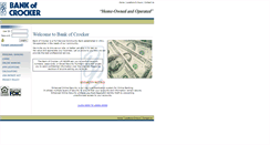 Desktop Screenshot of bankofcrocker.com